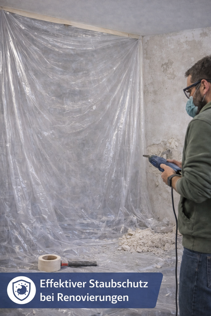 NEU - Abdeckfolie 100 µm – Extra starke Möbelschutzfolie 4x5m (20m²) – Schutzfolie für Umzug, Malerarbeiten & Möbel